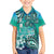 Fiji Born Indian Kid Hawaiian Shirt Palm Paisley With Tapa Pattern