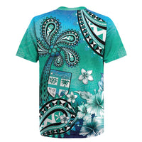Fiji Born Indian Rugby Jersey Palm Paisley With Tapa Pattern