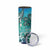 Fiji Born Indian Skinny Tumbler Palm Paisley With Tapa Pattern