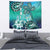 Fiji Born Indian Tapestry Palm Paisley With Tapa Pattern