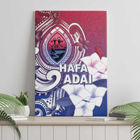 Guam Gadao Canvas Wall Art Hafa Adai Micronesian Tribal Pattern