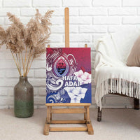 Guam Gadao Canvas Wall Art Hafa Adai Micronesian Tribal Pattern