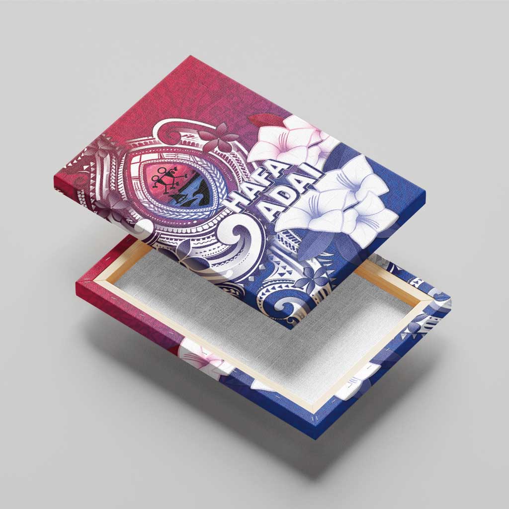 Guam Gadao Canvas Wall Art Hafa Adai Micronesian Tribal Pattern