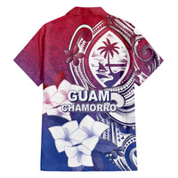 Guam Gadao Family Matching Off Shoulder Short Dress and Hawaiian Shirt Hafa Adai Micronesian Tribal Pattern LT05 - Polynesian Pride