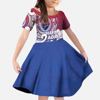 Guam Gadao Family Matching Puletasi and Hawaiian Shirt Hafa Adai Micronesian Tribal Pattern