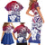 Guam Gadao Family Matching Short Sleeve Bodycon Dress and Hawaiian Shirt Hafa Adai Micronesian Tribal Pattern