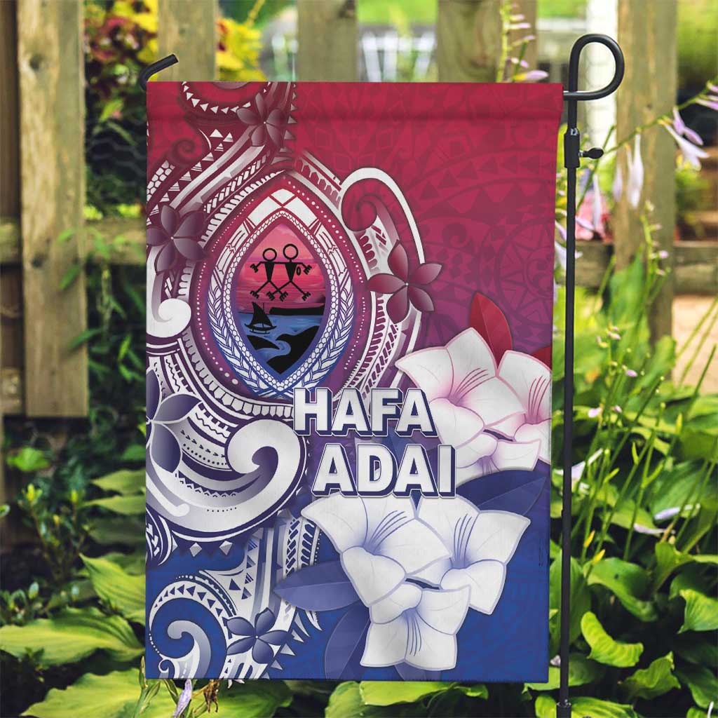 Guam Gadao Garden Flag Hafa Adai Micronesian Tribal Pattern
