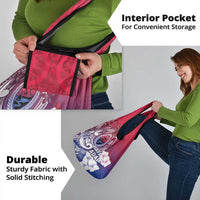 Guam Gadao Grocery Bag Hafa Adai Micronesian Tribal Pattern