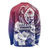 Guam Gadao Long Sleeve Shirt Hafa Adai Micronesian Tribal Pattern