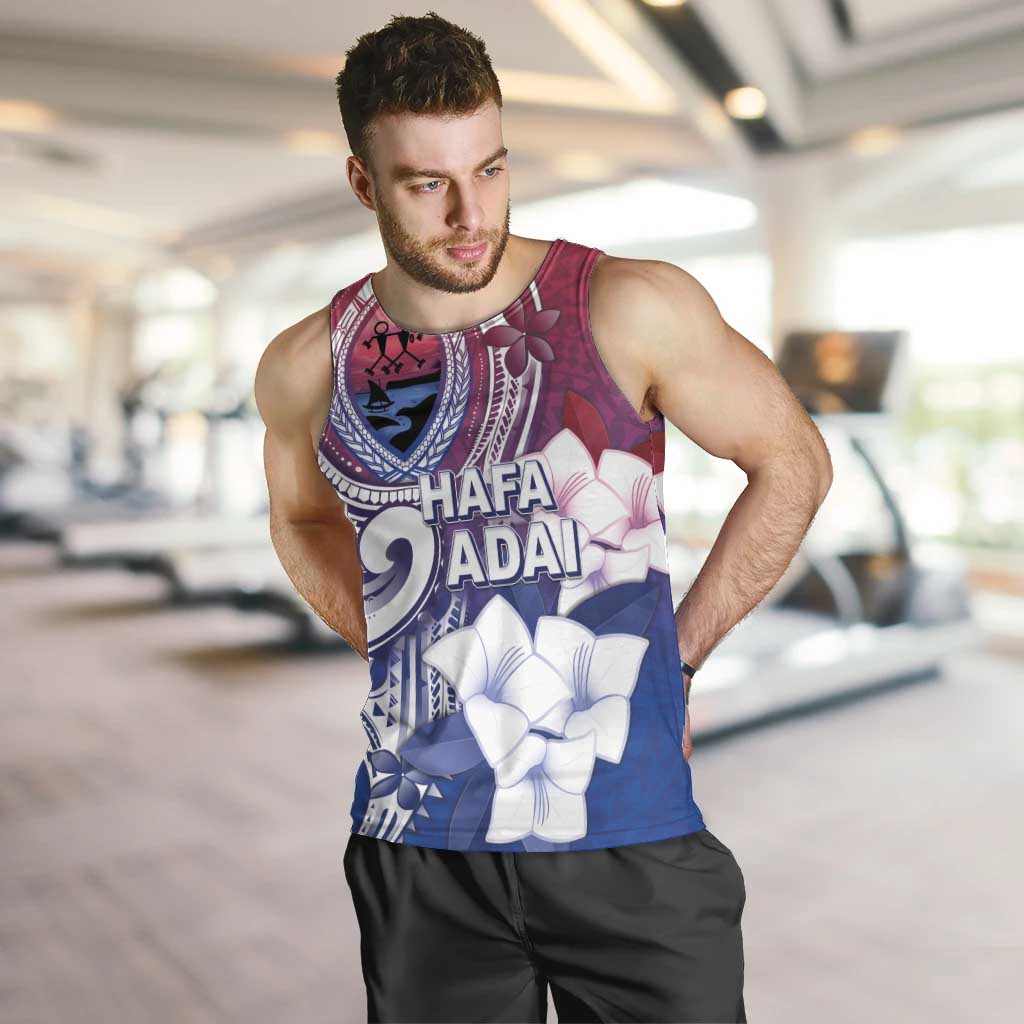Guam Gadao Men Tank Top Hafa Adai Micronesian Tribal Pattern