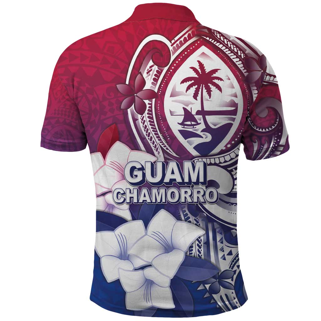 Guam Gadao Polo Shirt Hafa Adai Micronesian Tribal Pattern LT05 - Polynesian Pride