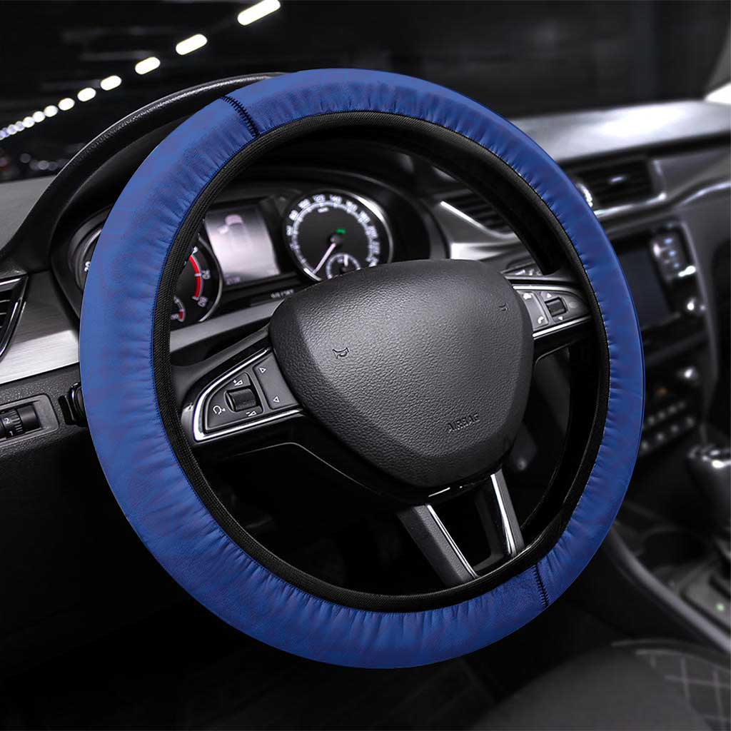 Guam Gadao Steering Wheel Cover Hafa Adai Micronesian Tribal Pattern