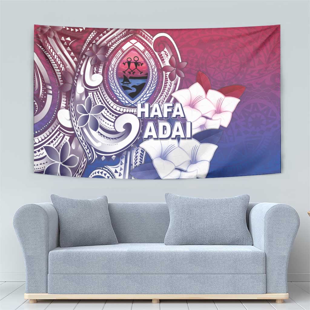 Guam Gadao Tapestry Hafa Adai Micronesian Tribal Pattern