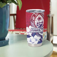 Guam Gadao Tumbler Cup Hafa Adai Micronesian Tribal Pattern LT05 - Polynesian Pride