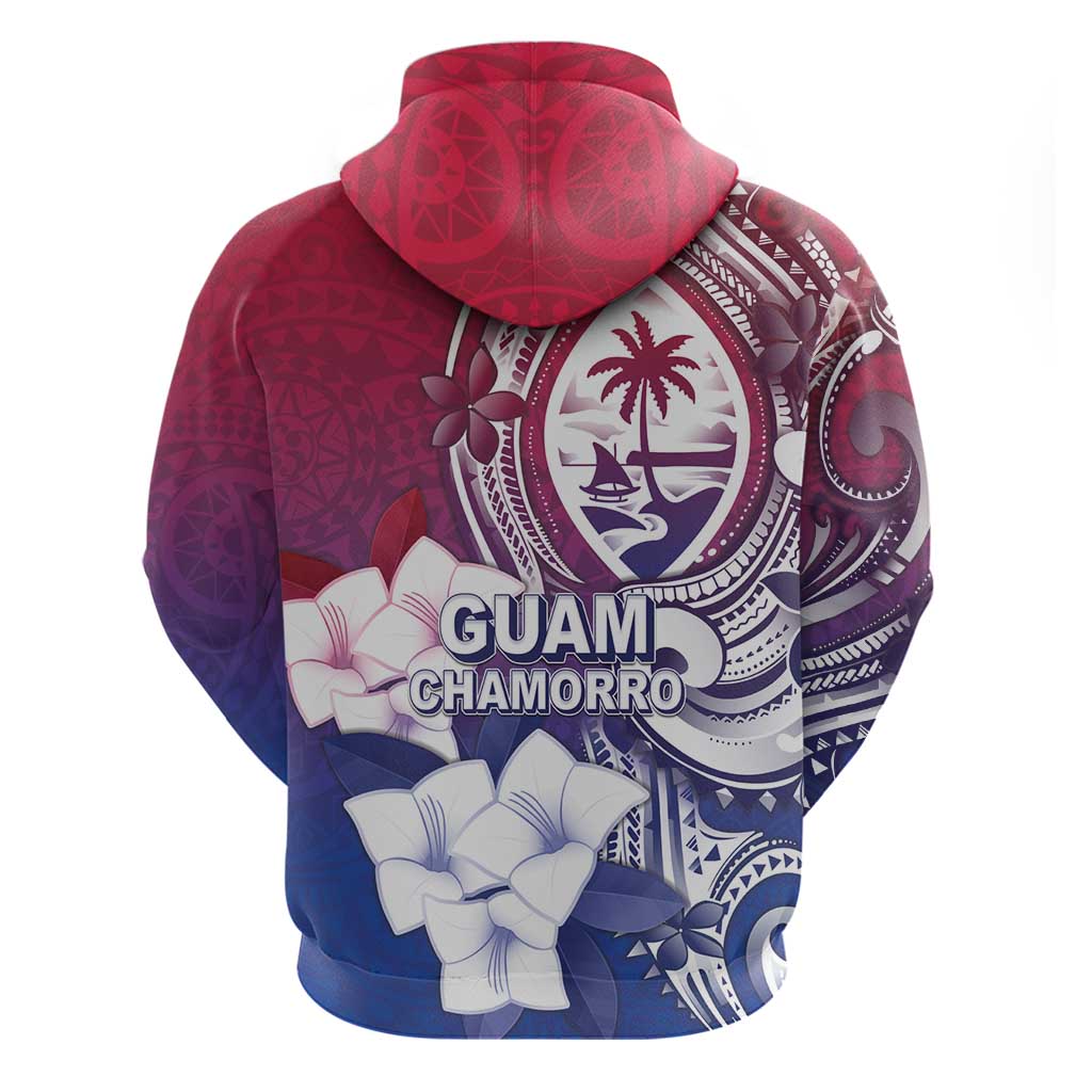 Guam Gadao Zip Hoodie Hafa Adai Micronesian Tribal Pattern LT05 - Polynesian Pride
