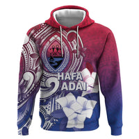 Guam Gadao Zip Hoodie Hafa Adai Micronesian Tribal Pattern LT05 Pullover Hoodie Red - Polynesian Pride