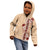 Tonga Language Week Kid Hoodie Hibiscus Tongan Ngatu Pattern