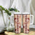 Tonga Language Week Tumbler With Handle Hibiscus Tongan Ngatu Pattern