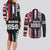 Hawaii 1959 Statehood Day Couples Matching Long Sleeve Bodycon Dress and Long Sleeve Button Shirt Classic Style