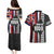 Hawaii 1959 Statehood Day Couples Matching Puletasi and Hawaiian Shirt Classic Style
