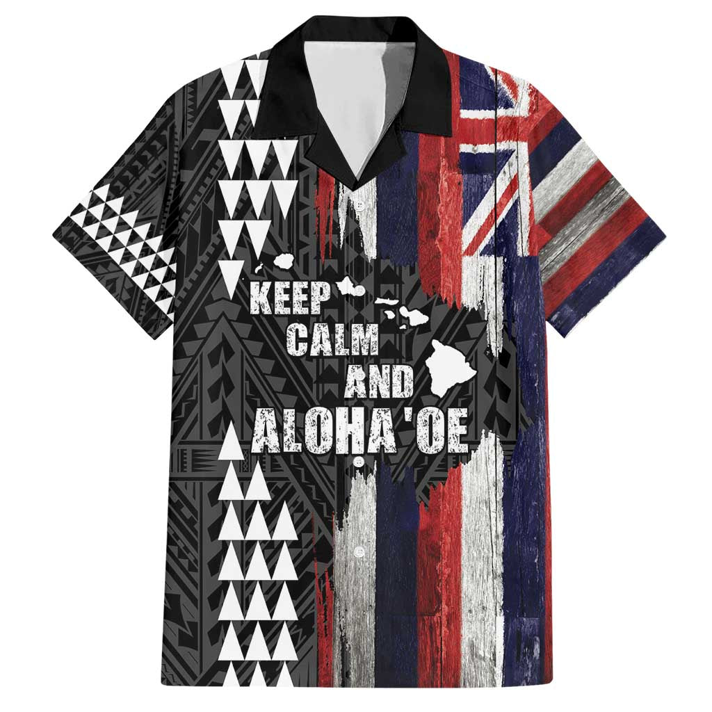 Hawaii 1959 Statehood Day Family Matching Short Sleeve Bodycon Dress and Hawaiian Shirt Classic Style LT05 Dad's Shirt - Short Sleeve Black - Polynesian Pride