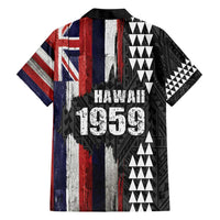 Hawaii 1959 Statehood Day Family Matching Short Sleeve Bodycon Dress and Hawaiian Shirt Classic Style LT05 - Polynesian Pride