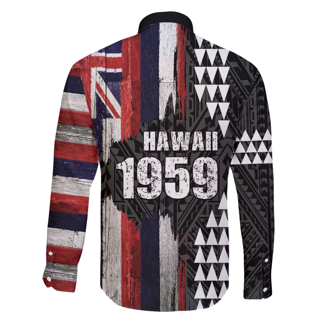 Hawaii 1959 Statehood Day Family Matching Short Sleeve Bodycon Dress and Hawaiian Shirt Classic Style LT05 - Polynesian Pride