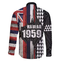 Hawaii 1959 Statehood Day Family Matching Short Sleeve Bodycon Dress and Hawaiian Shirt Classic Style LT05 - Polynesian Pride