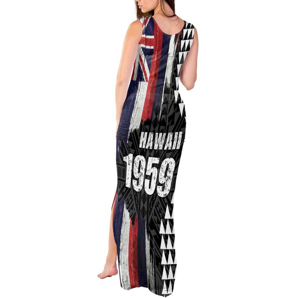 Hawaii 1959 Statehood Day Tank Maxi Dress Classic Style