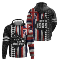 Hawaii 1959 Statehood Day Zip Hoodie Classic Style