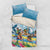 Hawaii Outrigger Canoe Race Bedding Set Polynesian Style Watercolor Style