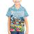 Hawaii Outrigger Canoe Race Family Matching Mermaid Dress and Hawaiian Shirt Polynesian Style Watercolor Style