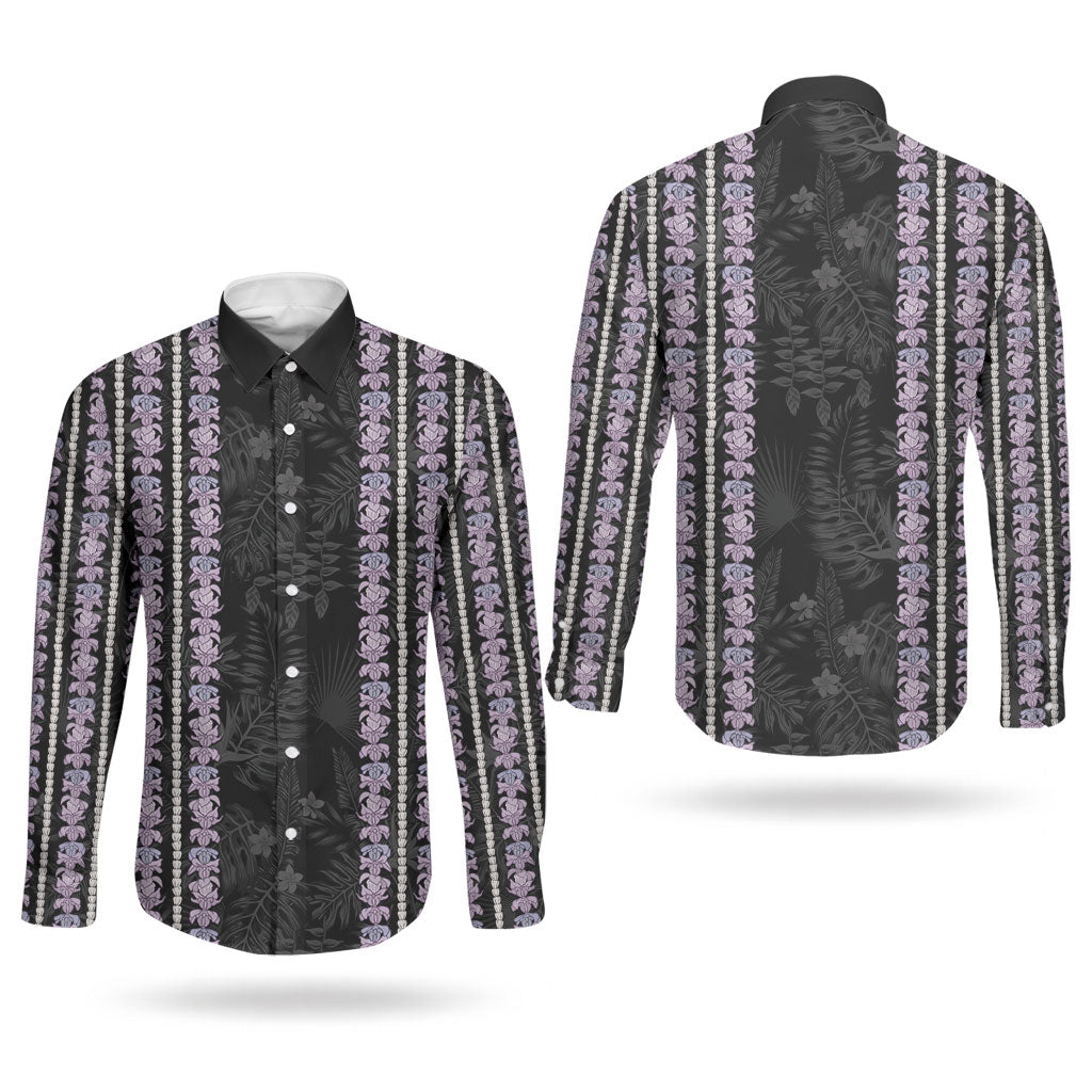 Hawaii Queen Liliuokalani Couples Matching Mermaid Dress and Long Sleeve Button Shirt Hawaiian Lei Pua Kalaunu LT05 - Polynesian Pride