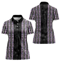 Hawaii Queen Liliuokalani Women Polo Shirt Hawaiian Lei Pua Kalaunu LT05 - Polynesian Pride