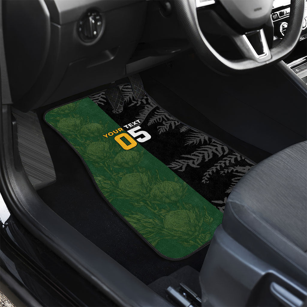 Custom South Africa And New Zealand Car Mats Springboks And Kiwis Rugby Rivalry