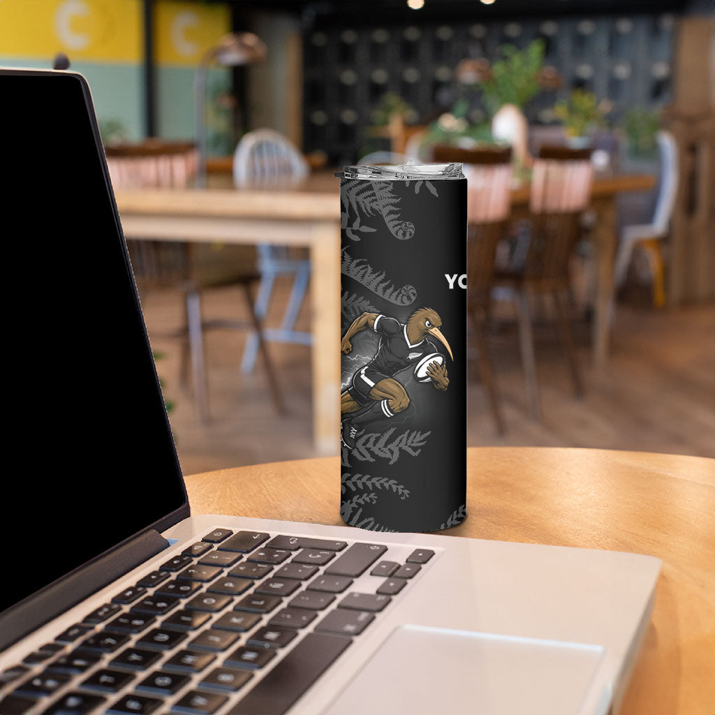 Custom South Africa And New Zealand Skinny Tumbler Springboks And Kiwis Rugby Rivalry