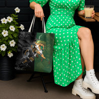 South Africa And New Zealand Tote Bag Springboks And Kiwis Rugby Rivalry