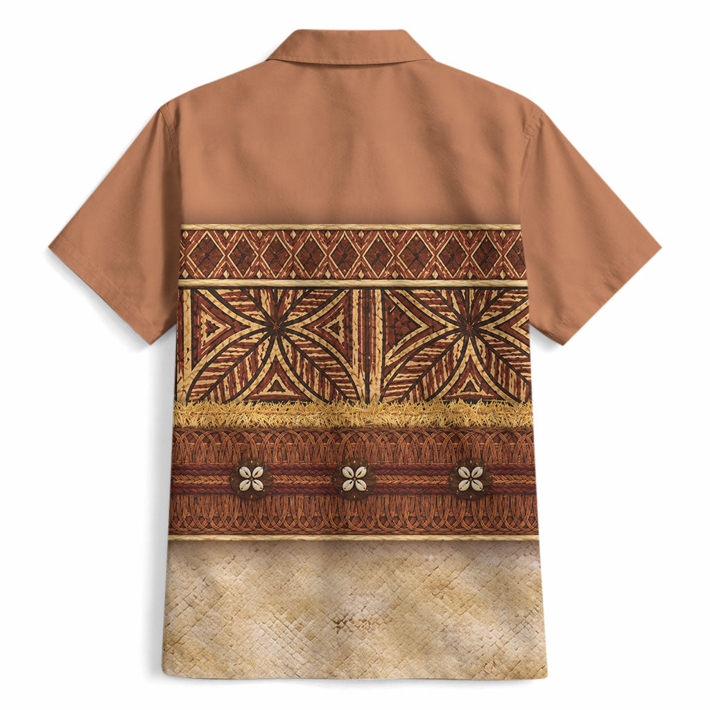 Polynesian Princess Inspired Cosplay Costume Hawaiian Shirt Traditional Tapa Pattern