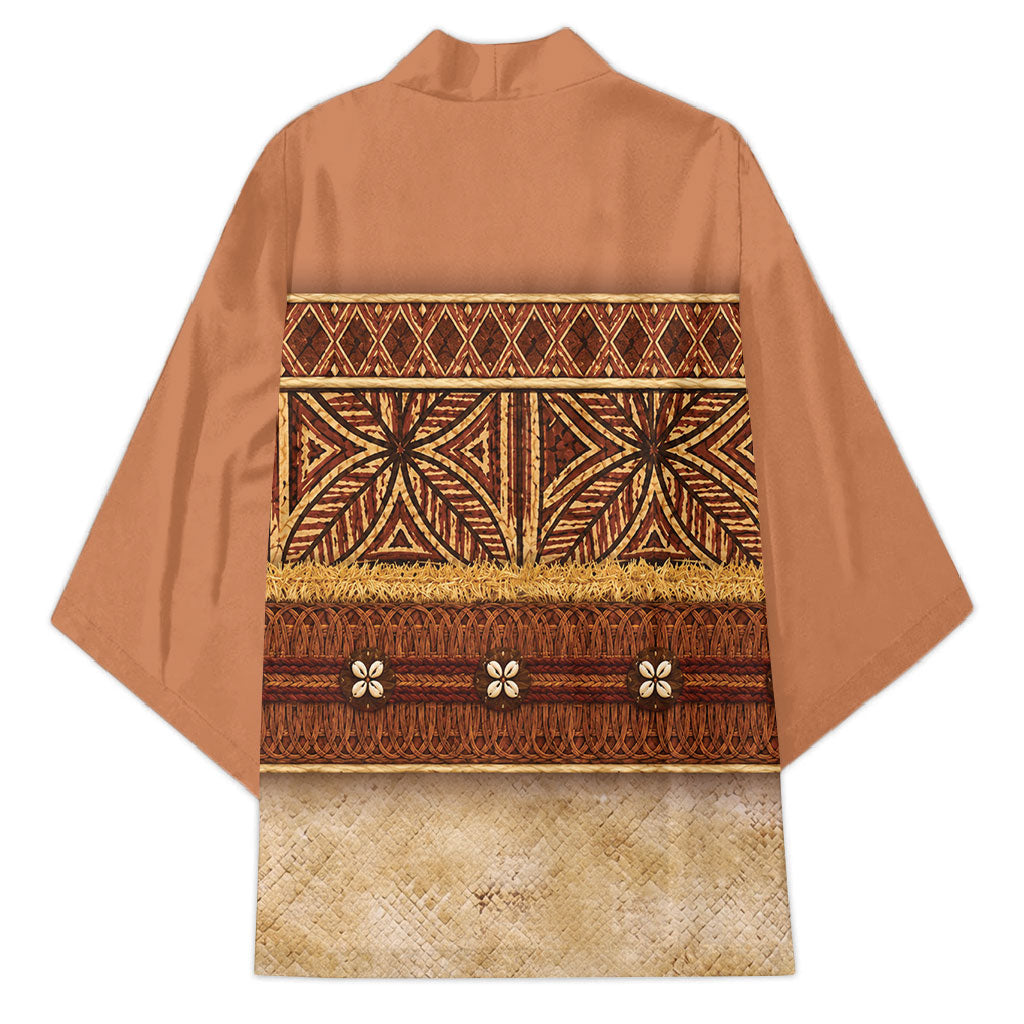 Polynesian Princess Inspired Cosplay Costume Kimono Traditional Tapa Pattern
