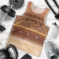 Polynesian Princess Inspired Cosplay Costume Men Tank Top Traditional Tapa Pattern