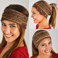 Polynesian Princess Inspired Cosplay Costume Neck Gaiter Traditional Tapa Pattern