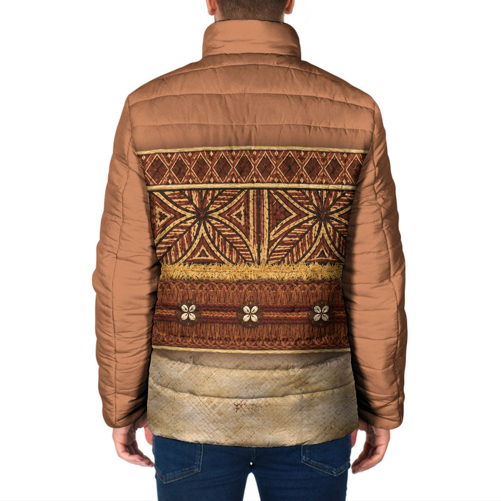 Polynesian Princess Inspired Cosplay Costume Padded Jacket Traditional Tapa Pattern