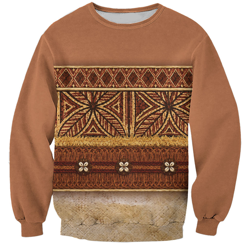 Polynesian Princess Inspired Cosplay Costume Sweatshirt Traditional Tapa Pattern
