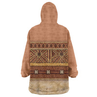 Polynesian Princess Inspired Cosplay Costume Wearable Blanket Hoodie Traditional Tapa Pattern