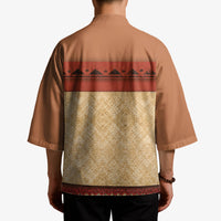Island Elder Inspired Costume Kimono Polynesian Tribal Pattern