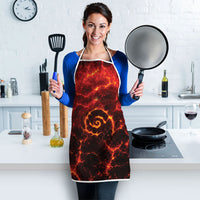 Lava Monster Costume Apron Fiery Lava Spiral