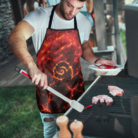 Lava Monster Costume Apron Fiery Lava Spiral