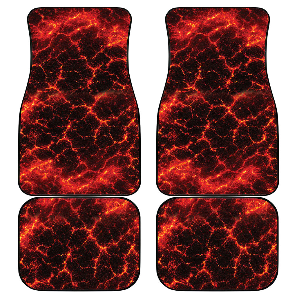 Lava Monster Costume Car Mats Fiery Lava Spiral