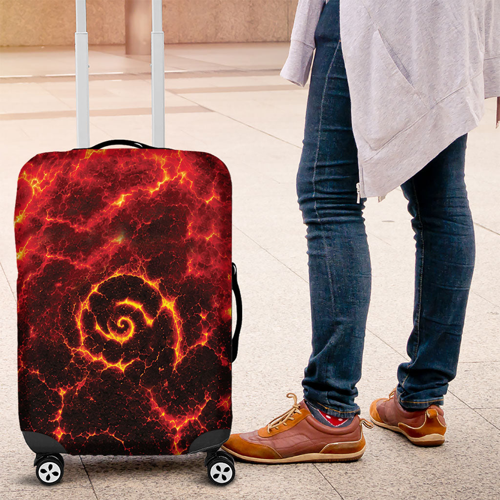 Lava Monster Costume Luggage Cover Fiery Lava Spiral