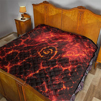 Lava Monster Costume Quilt Fiery Lava Spiral